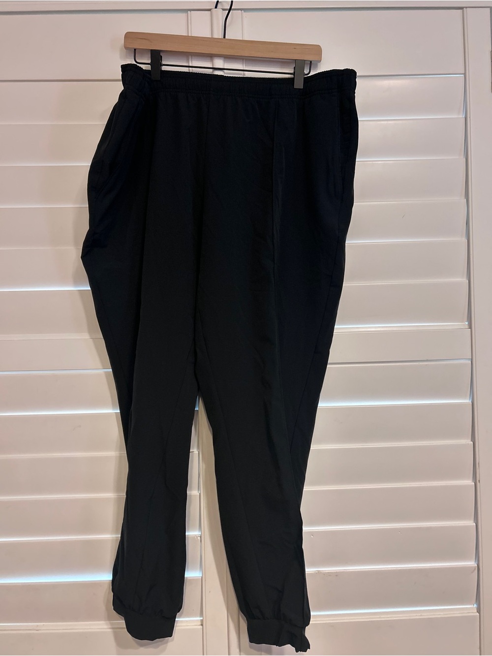 Nike Black Slim Fit Golf Pant Elastic-Waist Track Joggers Size 18